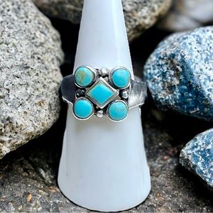 🌺Vintage Sterling & Turquoise Ring